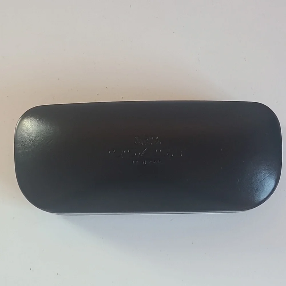 Coach HC6094 Womens Plastic Eyeglass Frame 5420 Black Black Gunmetal 52-19